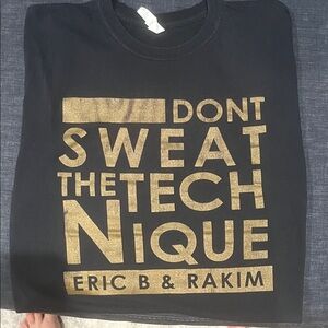 Black and Gold Graphic retro  T-Shirt